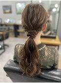 【WAVY hair set】ローポニー