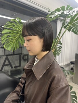 プレイ(PLAY) ワイドバンク×ぱつっとボブ