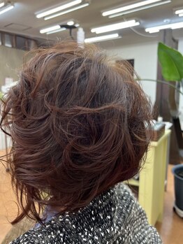 マーブルヘアー 西町店(マーブルヘアー)の写真/ あなたにぴったりのパーマを、マンツーマンで実現！毎日が楽しくなるスタイルに変身しませんか？