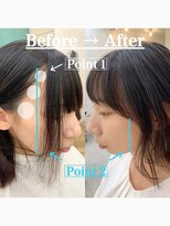 コンティロミー(CONTI ROMMY.)&nbsp;顔まわりカット☆レイヤースタイル◎ミディアムレイヤー/本厚木