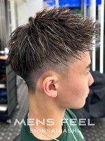 メンズフィール 心斎橋(MEN'S FEEL)&nbsp;ツイストパーマ メッシュ MEN'S HAIR スパイキーショート 心斎橋