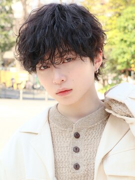 オーシャントーキョー 原宿(OCEAN TOKYO) 波巻きパーマメンズツイストスパイラルパーマツーブロックウルフ