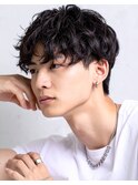 メンズパーマ/ニュアンス/フェザー/フェード/眉毛/バーバー