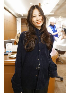 Idk ミディアムハッシュカット/ラベンダーブラウン