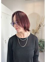 ロッカ(ROCCA)&nbsp;艶めくレッドブラウンショート