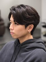 アントバイフィフス 秋田(unt by fifth)&nbsp;秋田メンズパーマ波巻きスパイラルパーマセンターパートフェード