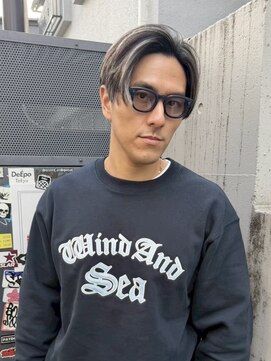 ラック 表参道(LUCK) メンズ/メンズブリーチ/ハイトーン/ハイライト/グレージュ