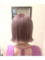 リコ ヘアー(Lico Hair)&nbsp;ピンクベージュ＊外はねボブ