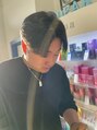 ヘアーデザインディアー(hair design Dear~) センターパートパーマスタイル
