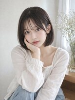 リリアーナ(LILIANA)&nbsp;池袋 ワンレンボブ フレンチバング シースルーバング 髪質改善