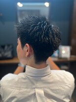 ザバーバー 東京(THE BARBER) ナチュラルアップバングスタイル