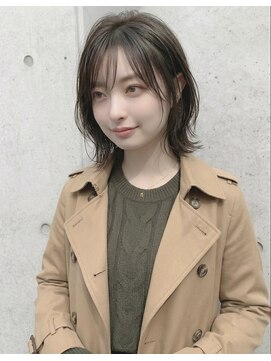 エレマルヤマ(ele maruyama) 《ele》外ハネ スタイリング簡単なふんわりボブ