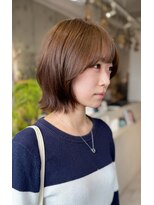 ヌー ノエラ(nu Noella) ブリーチなしベージュ×くびれボブ【中村】6/17