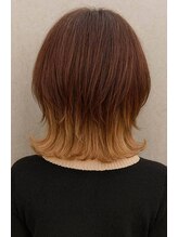 ヘアサロン ウエーブ 流山店 袖カラー