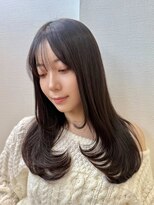 ロンドアベニール 北千住(Lond avenir)&nbsp;ダークパープル/髪質改善/縮毛矯正/オリーブベージュ/北千住