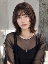 ノラ ギンザ(NORA GINZA) ウルフボブ×顔まわりレイヤーカット20代30代40代