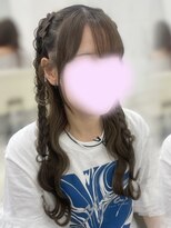 アイトーキョーエス 渋谷(AI TOKYO S) 編み上げハーフツイン/編み上げあみおろしハーフツイン/