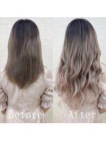 あるじゃんすー さいたま店&nbsp;ピンクグレージュ#シールエクステ#アッシュピンク#エクステ#大宮