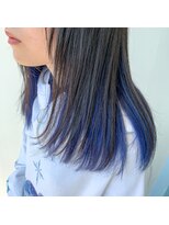 テクライズ 豊橋店(TECHRISE)&nbsp;インナーカラー☆ディープブルー