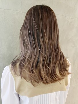 アイティー バイ アルバム 中野店(IT by ALBUM) ピンクバレイヤージュ_ローライトスリークボブ_ba287172