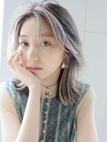 アルバム 銀座(ALBUM GINZA)&nbsp;レイヤーカット_カーキグレージュマッシュショート_48049