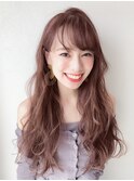 [OCEAN Hair&Life藤原純] ゆるふわロング×シースルーバング☆