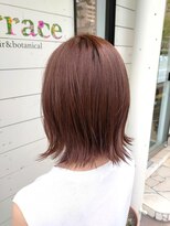 テラス ヘアアンドボタニカル(terrace)&nbsp;外ハネボブ/10代/20代/30代/アプリコットベージュ/