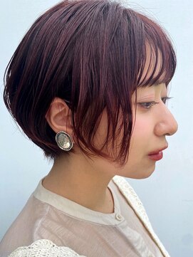 アネラウイ(Anela-u'i) 大人可愛い儚げピンクブラウンショート