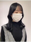 【YOKE】顔まわりレイヤー小顔くびれヘア韓国ヘアー