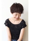 クセ毛を活かしたショート