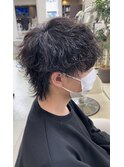 【ロンドカスティーヨ】波巻きパーマ/韓国ウルフ/MEN’SHAIR