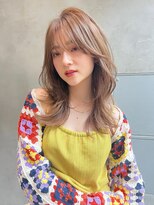 マイティ バイ エイチ(mighty by H)&nbsp;【mighty】ショコラベージュ×顔まわりレイヤー×韓国ヘアー