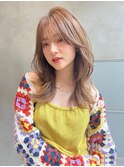【mighty】ショコラベージュ×顔まわりレイヤー×韓国ヘアー