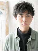ラフな質感で遊ぶ！ソフトツイストパーマのルーズヘアS北浦和