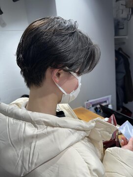 シェル 吉祥寺(shell) グレージュカラー/ボブウルフ/黒髪/ココアベージュ