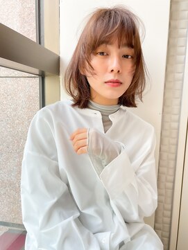 オリーブスバイネオリーブ(Olive's by neolive) ＊レイヤーカットボブ＊(くびれヘア/小顔ヘア/根元パーマ)