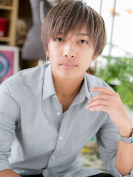 カバーヘア ブリス 川口(COVER HAIR bliss) シアーグレージュ束感ショート・ネオウルフm2川口20代30代40代