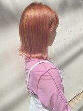 ヘアーメイクチック(HAIR MAKE CHiC) キャンデーピンクダブルカラーピンクカラー