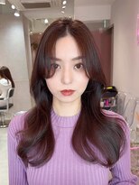 ルームバイシー 新宿(Loom. by Sea)&nbsp;韓国風前髪×レイヤーカット【髪質改善/新宿/レイヤーカット】