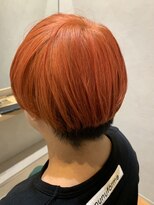 ネウィ 大分中央町店(newi)&nbsp;【シノハラ】@newi_nao ☆マッシュで派手にアプリコットカラー