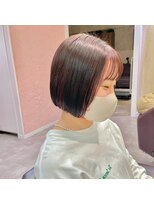 フェイス 石川町 (FACE)&nbsp;誰でもまとまるぷつっとボブ暖色カラー/HONOKA