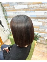 ハウオリ ヘアーワークス(Hauoli hair works)&nbsp;ヴァリジョア縮毛矯正×ボブ