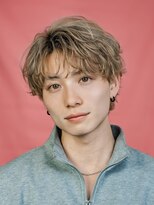 オーシャントーキョーオーバー 渋谷(OCEAN TOKYO OVER)&nbsp;韓国マッシュセンターパートダウンパーマニュアンスパーマウルフ