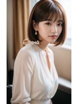 ラクヘアー 姪浜店(rak hair)&nbsp;ナチュラルボブ