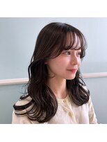 アヴァンス 西田辺(AVANCE.) 暗髪透明感 グレージュカラー