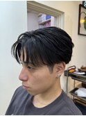 コンマへア/韓国へア/ナチュラルスタイル/刈り上げツーブロック