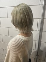 アルゴ 茅ヶ崎(ARUGO)&nbsp;ボブルフ/ウルフボブ/ダブルカラー/ケアブリーチ/シルバー