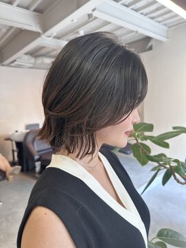 マセナ(Masena) 外はねタッセルボブ×ブルーブラック