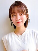 Say.黒髪ボブルフネビージュ小顔ワンレンボブレイヤーミニボブ