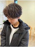 20代30代40代ナチュラル束感ショート爽やかツーブロックパーマ